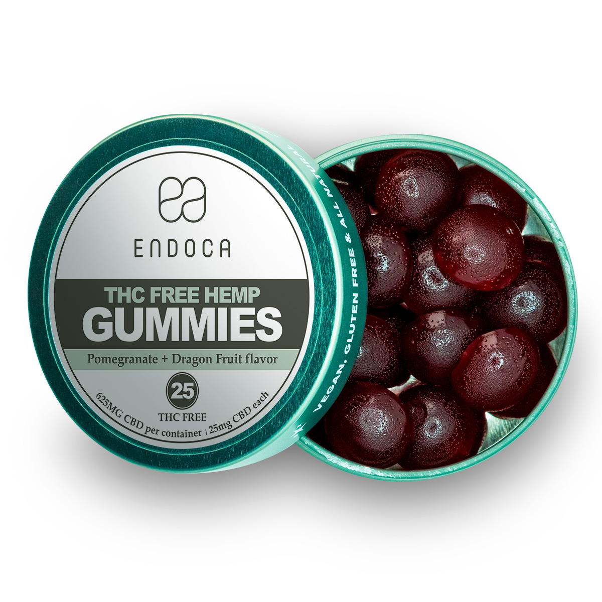 Endoca Hemp Gummies 25mg CBD