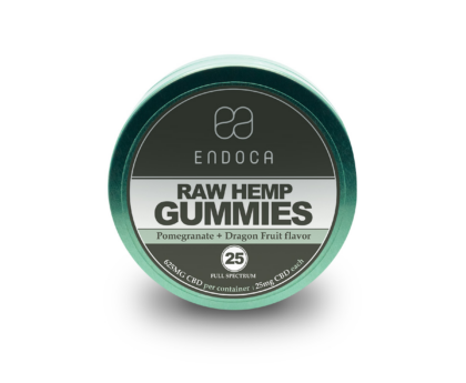 Endoca Raw Hemp Gummies 25mg CBD