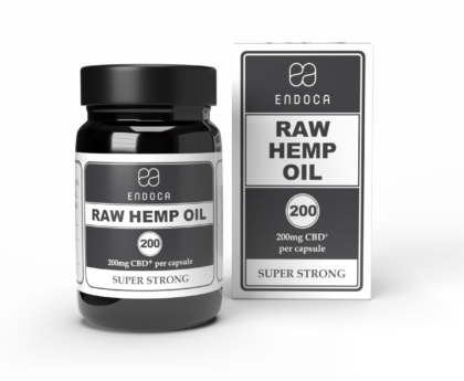 Endoca 200mg RAW CBD Capsules
