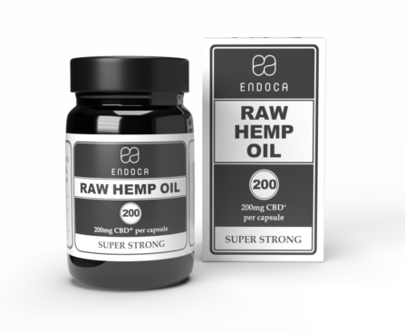 Endoca 200mg RAW CBD Capsules