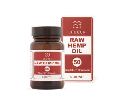 Endoca 50mg RAW CBD Capsules