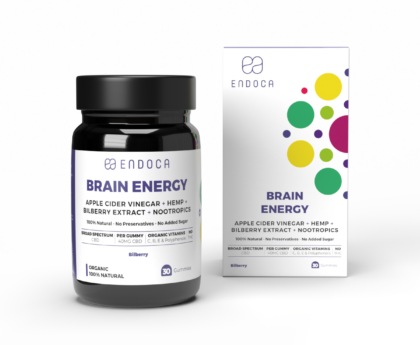 Endoca Brain Energy Bilberry Gummies