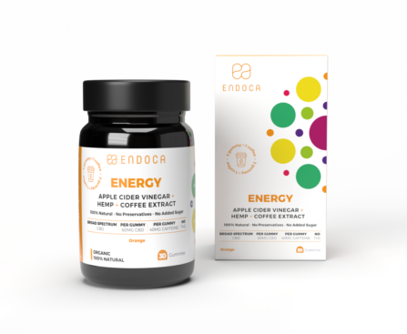 CBD Gummies “Energy” 1200 mg CBD, THC-Free, Orange