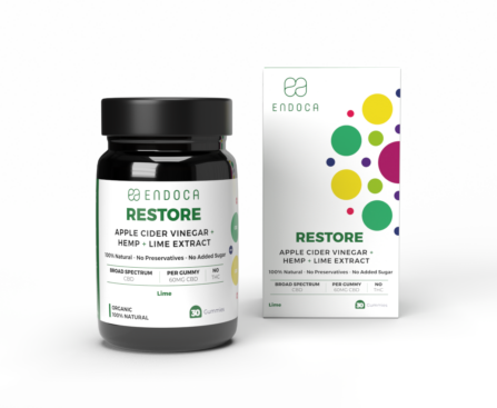 CBD Restore Gummies 1200 mg THC-Free Lime
