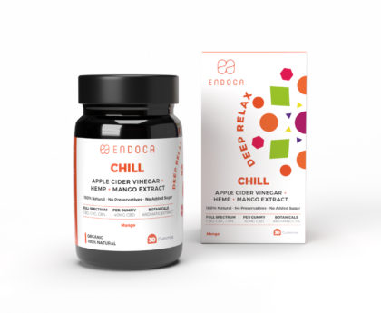 Endoca CBD Gummies “Chill” 1200 mg CBD, Mango