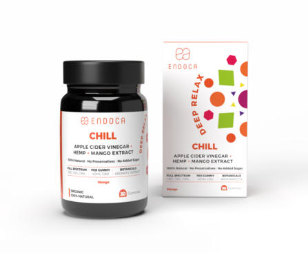Endoca CBD Gummies “Chill” 1200 mg CBD, Mango