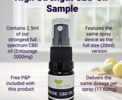 Love CBD Entourage CBD Oil Sample