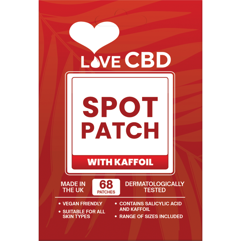 Love CBD Patches with Salicylic Acid and Kaffoil