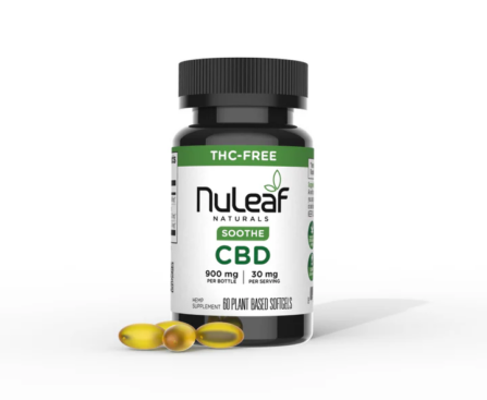 NuLeaf Naturals CBD Soothe Softgels