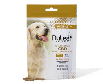 NuLeaf Naturals Full Spectrum CBD Mobility Chews for Dogs