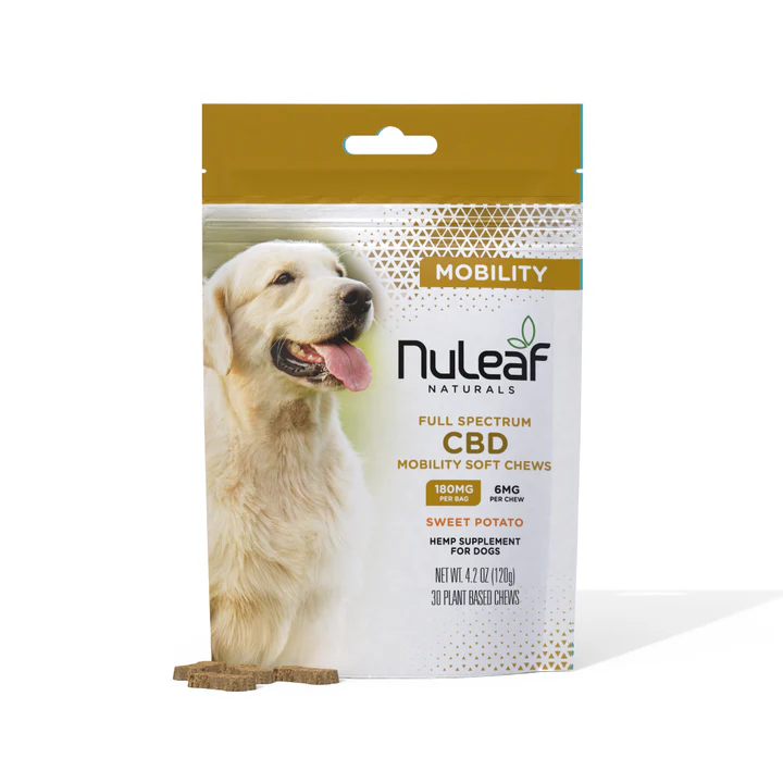 NuLeaf Naturals Full Spectrum CBD Mobility Chews for Dogs
