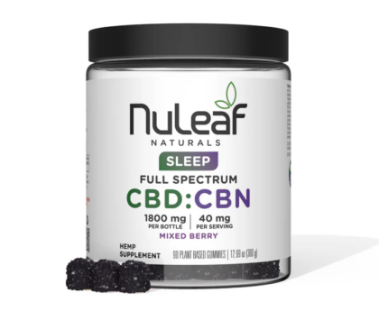 NuLeaf Naturals CBD:CBN Sleep Gummies