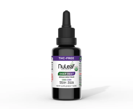 NuLeaf Naturals Deep Rest Broad Spectrum Oil
