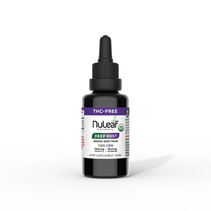 NuLeaf Naturals Deep Rest Broad Spectrum Oil