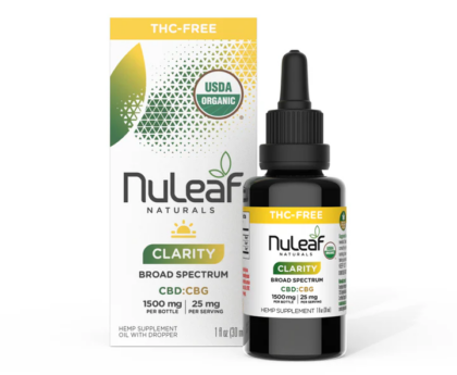 NuLeaf Naturals Clarity Broad Spectrum Oil