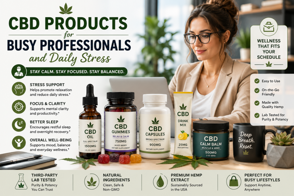 CBD Products for Busy Professionals