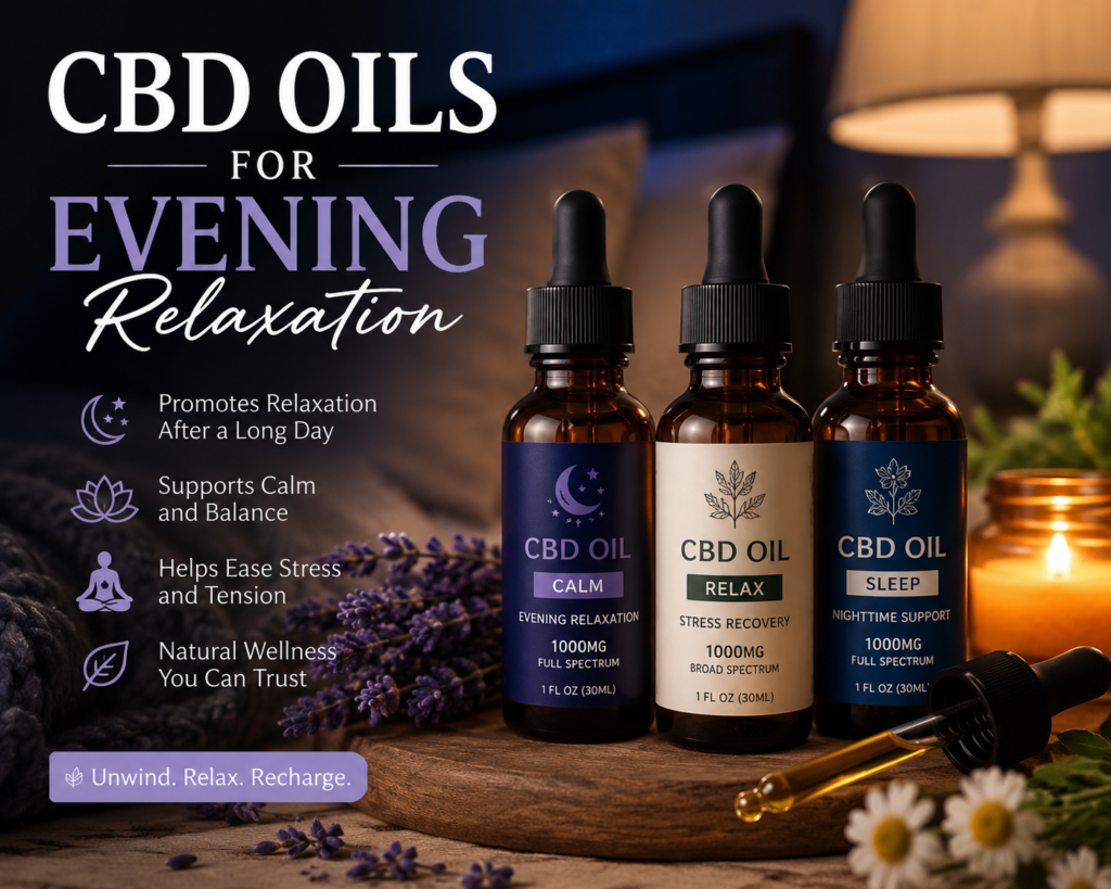 CBD Oils for Evening Relaxation