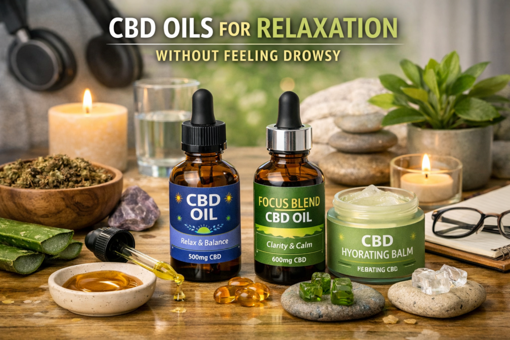 CBD Oils for Relaxation Without Feeling Drowsy