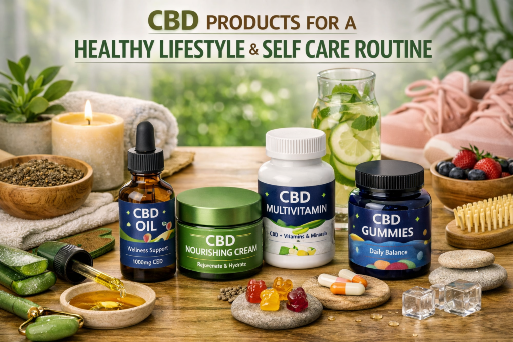 CBD Products for Healthy Lifestyle and Self-Care Routine
