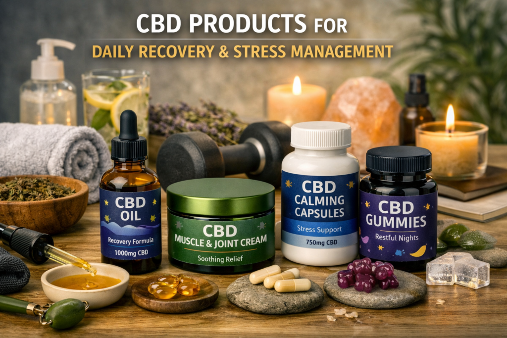 CBD Products for Daily Recovery and Stress Management