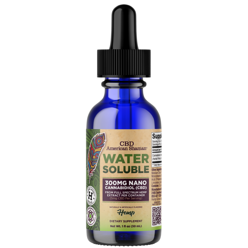 CBD American Shaman Water Soluble CBD Full Spectrum Hemp Oil