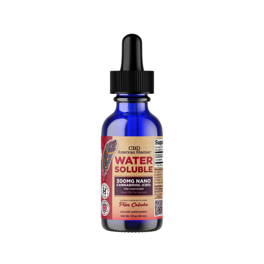 CBD American Shaman Water Soluble CBD Hemp Oil (30mL) THC Free