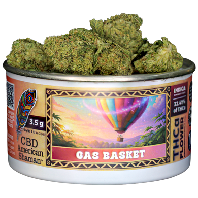 CBD American Shaman Gas Basket Strain