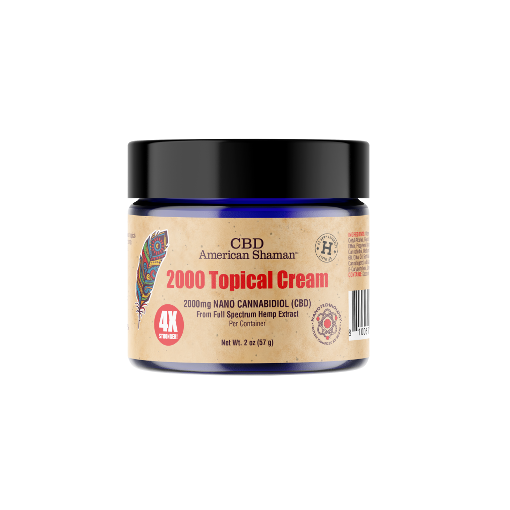 CBD American Shaman 2000mg CBD Topical Cream