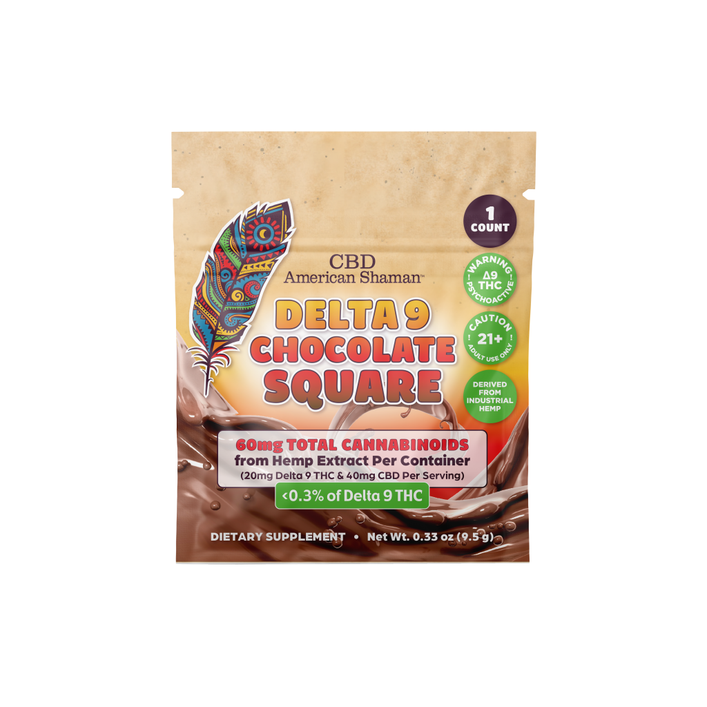 CBD American Shaman Delta 9 Chocolates