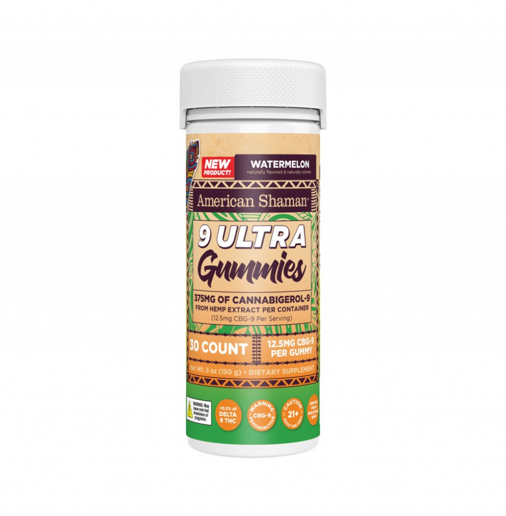 CBD American Shaman CBG 9 Gummies